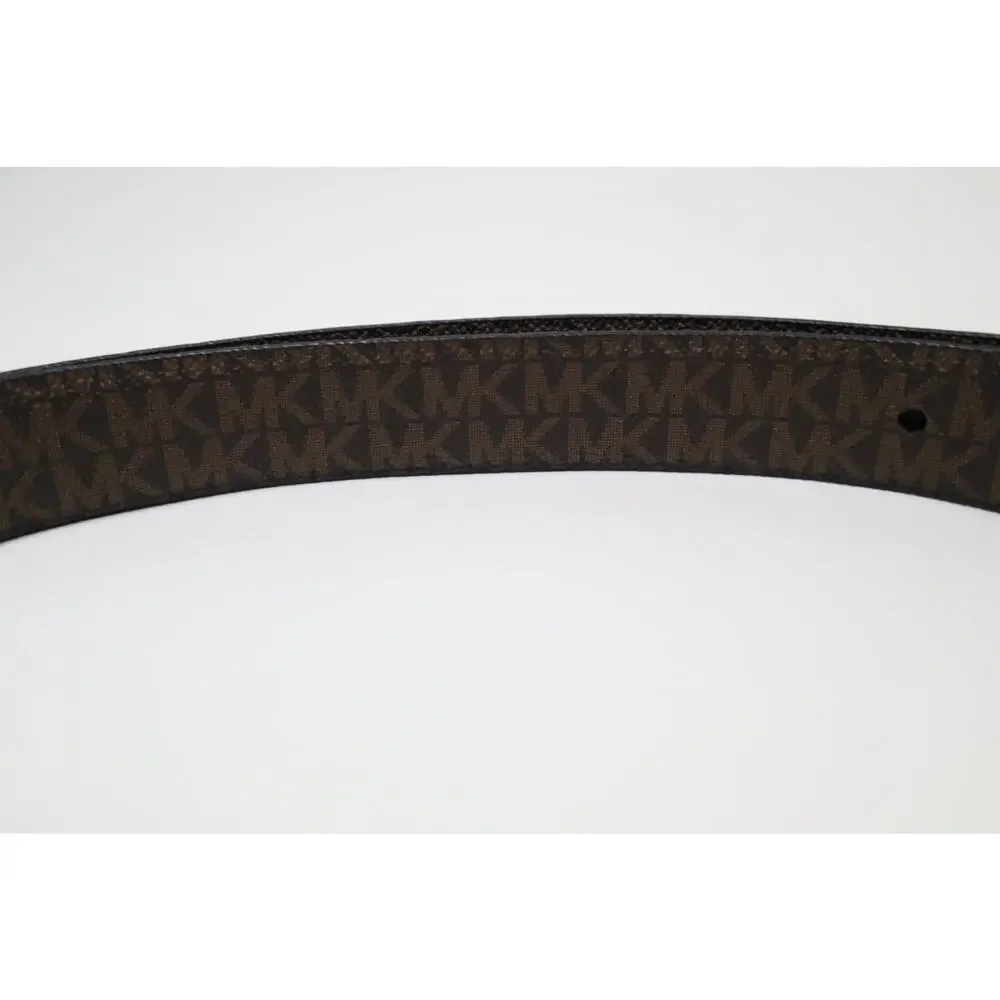 MICHAEL Michael Kors Black‎ and Dark Brown Reversible Belt XL